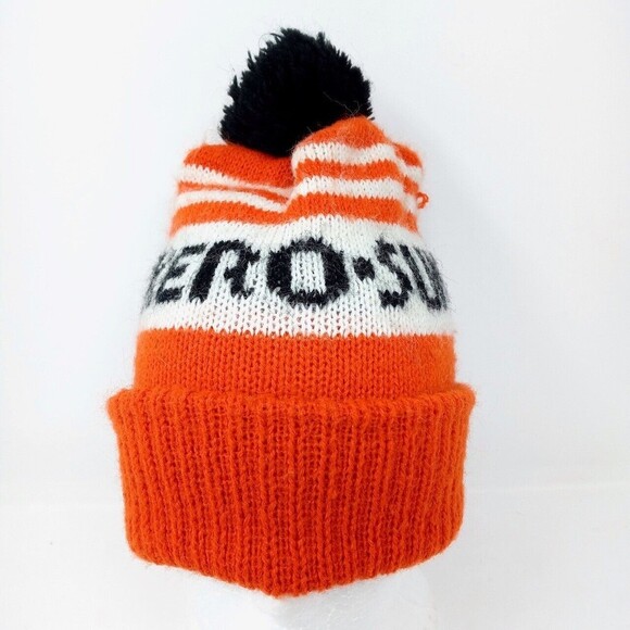 Vintage KERO-SUN Kerosene Heater Collectible Promo Knitted Winter Cap Hat - RARE - Picture 3 of 10